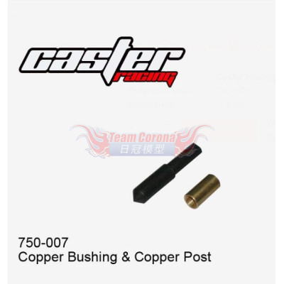 CASTER 750-007 Copper Bushing & Copper Post